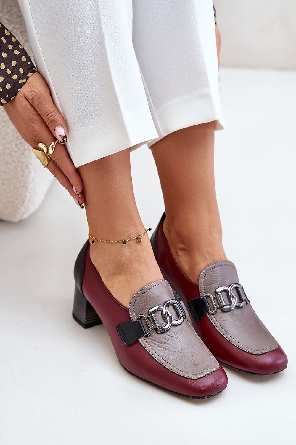  Block heel pumps model 201038 Step in style 