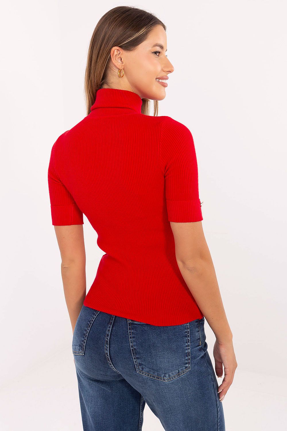  Short sleeve sweater model 217317 Factory Price 