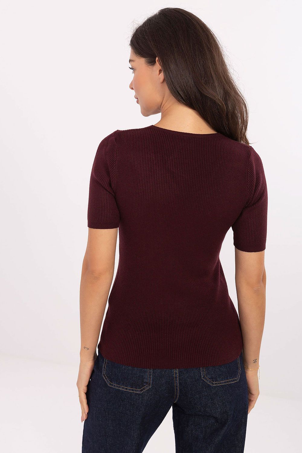  Short sleeve sweater model 217606 Factory Price 