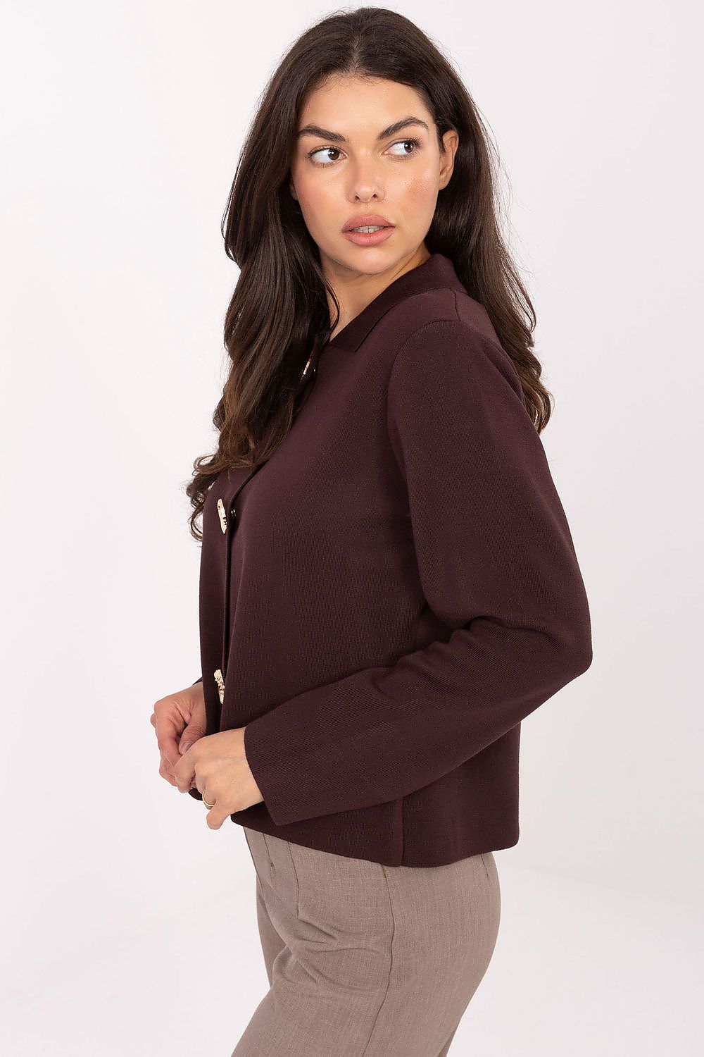  Cardigan model 217608 Factory Price 