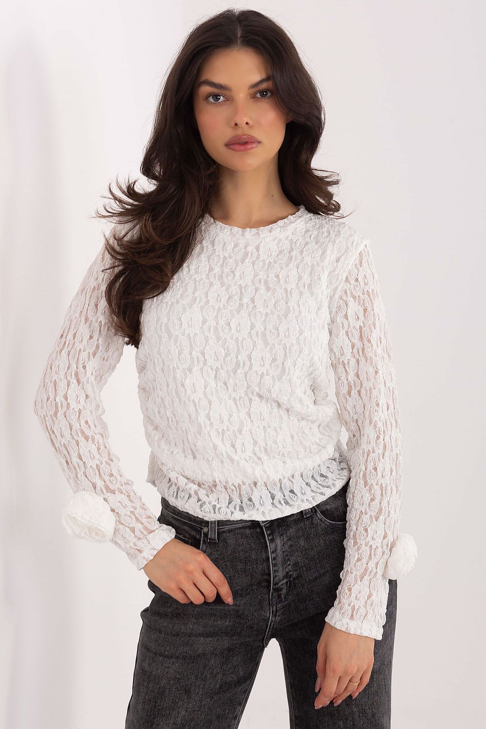  Lace blouse model 222456 Italy Moda 