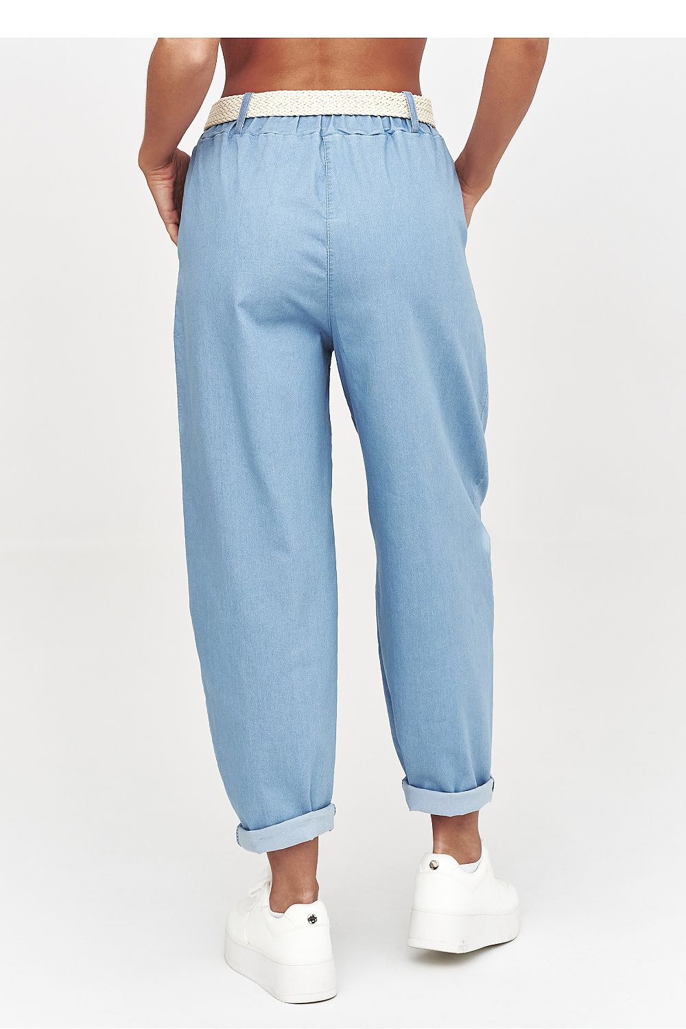  Women trousers model 228293 Makadamia 